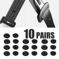 【YP】 10PC Car Stop Fastener Retainer Seatbelt Adjuster Buckle Stopper Holder Rivet Stud Styling