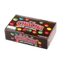 Delfi Chacha Milk Chocolate ขนมหวานรสช็อกโกแลตเคลือบน้ำตาลสีต่างๆ ตรา เดลฟี่ ชาช่า 156 กรัม