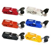 Motorcycle Lock Anti Theft for Motorbikes Handlebar Lock Aluminum Alloy Lock