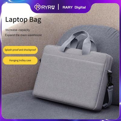 RYRA กระเป๋าแล็ปท็อปเคสโน้ตบุ๊ก15นิ้ว,ปลอกสำหรับ Macbook Air Pro คอมพิวเตอร์กระเป๋าถือสะพายข้างสะพายไหล่กระเป๋าเอกสารหูหิ้วกระเป๋า Zongsheng