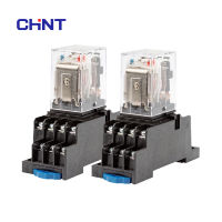 : "{ Chint Chnt รีเลย์ระดับกลาง JZX-22F4Z 14ฟุต DC 12V 24V 36V AC 110V 220V 380V