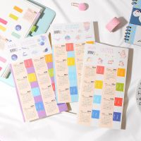 2 Sheets 2023 Year Monthly Calendar Index Page Stickers Bookmark Notebook Agenda  Notes Planner Post Label Stickers Labels