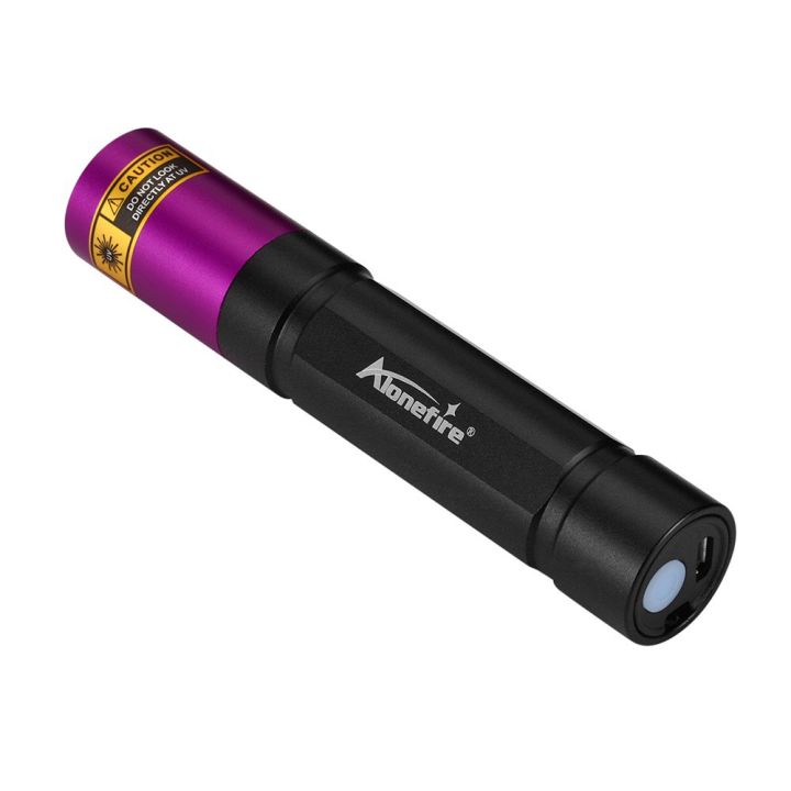 alonefire-sv011-365nm-uv-flashlight-usb-led-torch-black-light-detector-for-food-fungus-detection-travel
