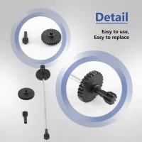 Steel Metal Driving Gear Reduction Gear Central Drive Shaft for 284131 K969 K989 P929 1/28 RC Car Upgrade Parts