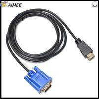 AIMEE 1-5m ร้อนแรง ดิจิตอล 1080P ครับ ชายกับชาย สายอะแดปเตอร์ AV แสดงผลออก HDMI เข้ากันได้กับตัวแปลง VGA