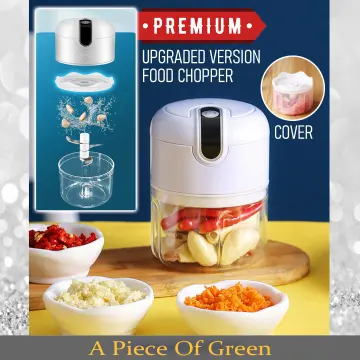 Mini Electric Chopper, Mini Food Processor With 3 Sharp Blades