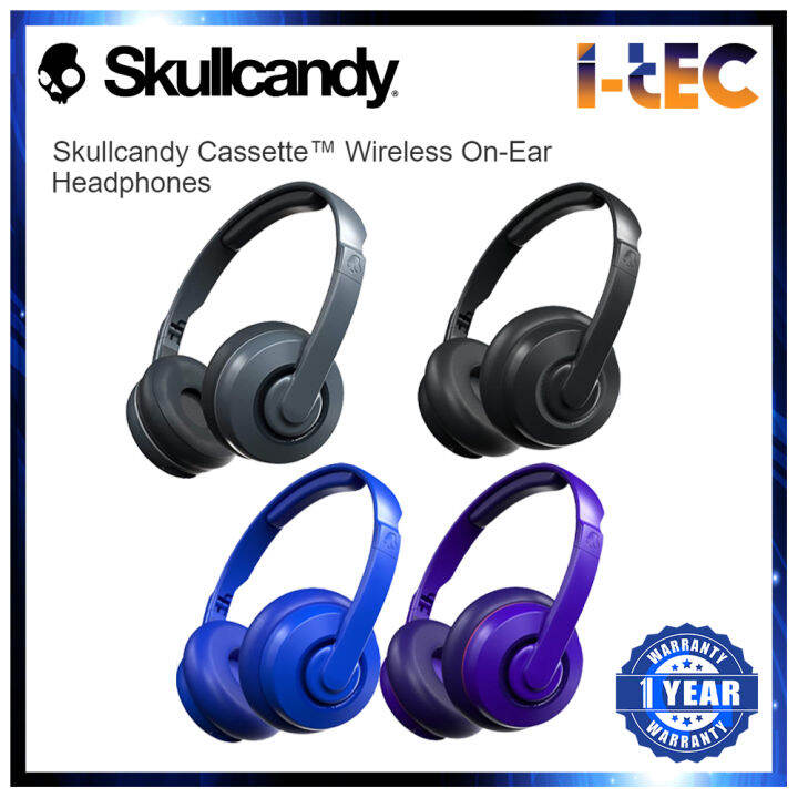 Skullcandy Cassette Wireless OnEar Headphones Lazada