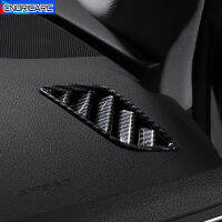 Car Styling Dashboard Air Vents Decorative Cover Sequins Carbon Fiber Color For Audi A4 B9 2017-2019 LHD Auto Accessories