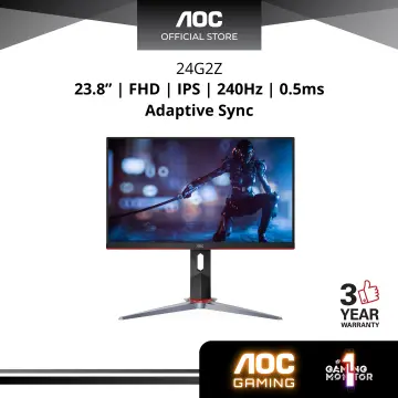 AOC CU34G2X 34 Curved Frameless Immersive Gaming Monitor, UltraWide QHD  3440x1440, VA Panel, 1ms 144Hz Adaptive-Sync, Height Adjustable, 3-Yr Zero