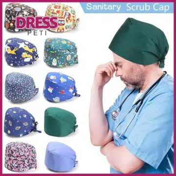 Surgical caps for doctors and nurses, unisex laboratory work caps, dental  inspection caps, work caps for Women, Work caps for men, nursing caps, O. R.