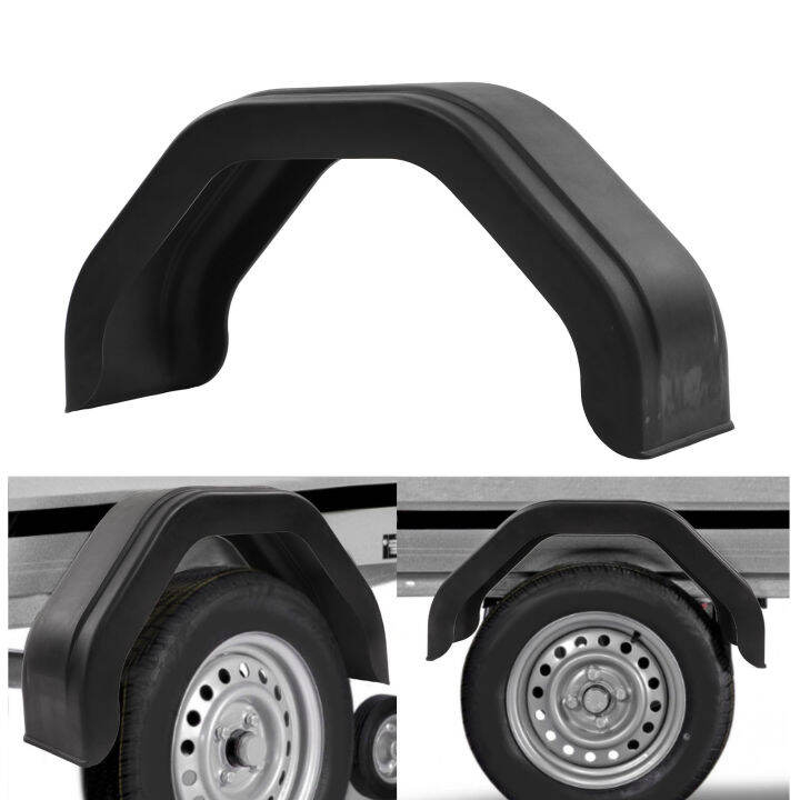 Trailer Wheels Mudguard RV Mudguard Flat Top for 12in 13in Wheels