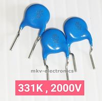 (10ตัว) 330PF , 331 , 2KV  Ceramic Capacitors