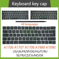 （Miss qis keycap）ใหม่ Laptopkeys KeycapUK FrenchFor MacbookRetina 13 Quot; 15 Quot; A1706 A1707 A1708 A1989 A1990 Key Cap 2016 2019