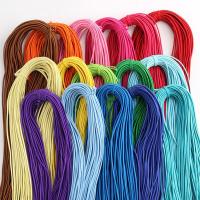 2mm Colorful High Quality Round Elastic Band Round Elastic Rope Rubber Band Elastic Line DIY Sewing Accessories 5yards