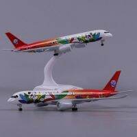 2023 เครื่องบินโลหะผสมที่เป็นของแข็งรุ่นเครื่องบินโดยสารแอร์บัส A350-900 Sichuan Airlines Panda ทาสีโมเดลเครื่องบินตกแต่งของขวัญ