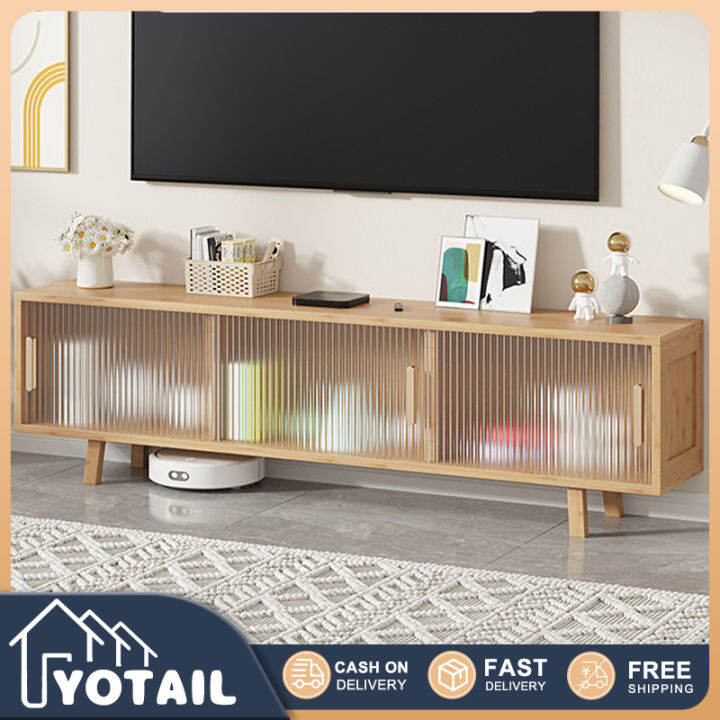 oak tv wall cabinet