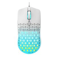 USB Wired Gaming Mouse RGB Gamer Hollow Out Mouses Adjustable 3600 DPI Honeycomb Macro Programmable Ergonomic Mice for PUBG