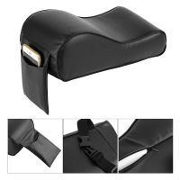 Car Armrest Pad Center Console Cushion PU Leather Armrest Pad Mat Universal Auto Armrest Cover with Phone Pocket Arm Support