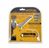 เครื่องยิงบอร์ด ยิงแม็กเหล็ก HOTAK 3-WAY STAPLE GUN เครื่องยิงป้าย แม็กยิงบอร์ด สามารถใส่ลูกแม็กได้ 3ขนาด แถมฟรีลูกแม๊กมูลค่า 89 บาท ทุกออเดอร์