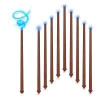 Light Up Wand,10 Pcs Magic Light and Sound Toy Wizard Witch Wands,Illuminating Wand,Party Costume Accessory