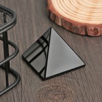 、‘】【【 NEW Obsidian Pyramid Natural Polished Sur Black Crystal Reiki Energy Stone Mineral Specimen Pyramid Ornaments Desktop Decor