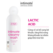 Dung Dịch Vệ Sinh Intimate With Lactic Acid ZIAJA Giúp Khử Mùi Hôi