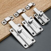 【LZ】✙  Stainless Steel 2/3/4inch Self-elastic Latch Cabinet Hinges Security Bolt Latch Anti-theft Spring Latches Furniture Supplies