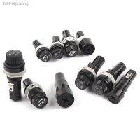 ❈ 5/10PCS holders Thread / Cross Black Bakelite Insurance 250V AC Tube Socket Panel Mount Fuse Socket Copper 5×20mm 6×30mm Fuse