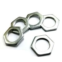 [HOT 2023] M6 ~ M24 Hexagon Thin Nuts,คาร์บอนเหล็ก Fine ด้ายบาง Nut M6 M7 M8 M9 M10 M11 M12 M14 M16 M18 M20 M22 M24 ,B034