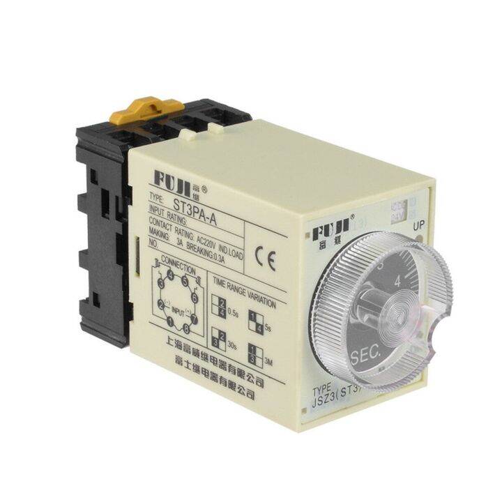 St3pa Series Time Relay / Timer St3p A-a/b/c/d/e/f/g Ac 220v 110v Dc ...