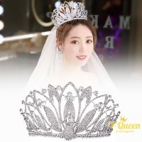 Bride Rhinestone Crown Bridal Tiaras Baroque Headband Wedding Headpiece Hair Accessories for Women