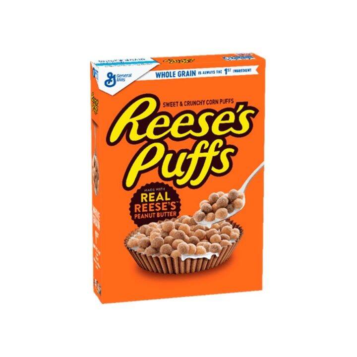 [สินค้าขายดี] General Mills Reese's Puffs Peanut Butter Cereal 326g ซี ...