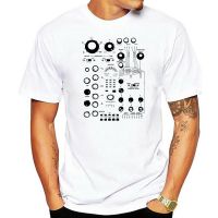 Top Tees Synthesizer T เสื้อ og Moog Modular 80S Synth คีย์บอร์ดเปียโน Korg Custom Made คุณภาพดี T เสื้อ Top Tee