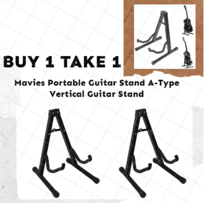 BUY 1 TAKE 1,MAVIES PORTABLE GUITAR STAND, A TYPE VERTICAL GUITAR STAND