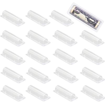 50pcs Clear Card Holder Money Cash Pouch Blister Shell Plastic Cards Domes Lip Balm Window Holder Money Cash Gift Wrapping Tool Gift Wrapping  Bags