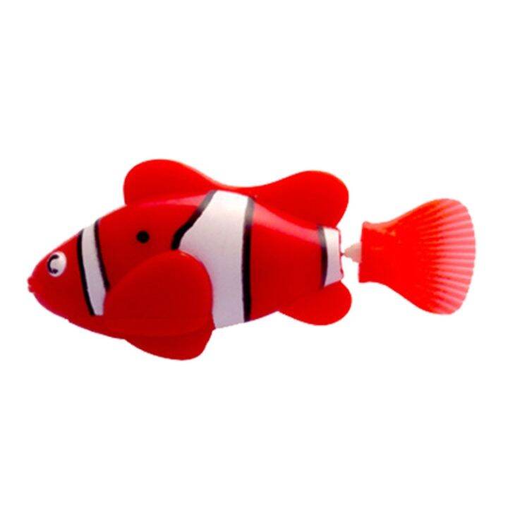 Indoor for Cat Interactive Swimming Fish Toy LED Light Plastic Fish ...