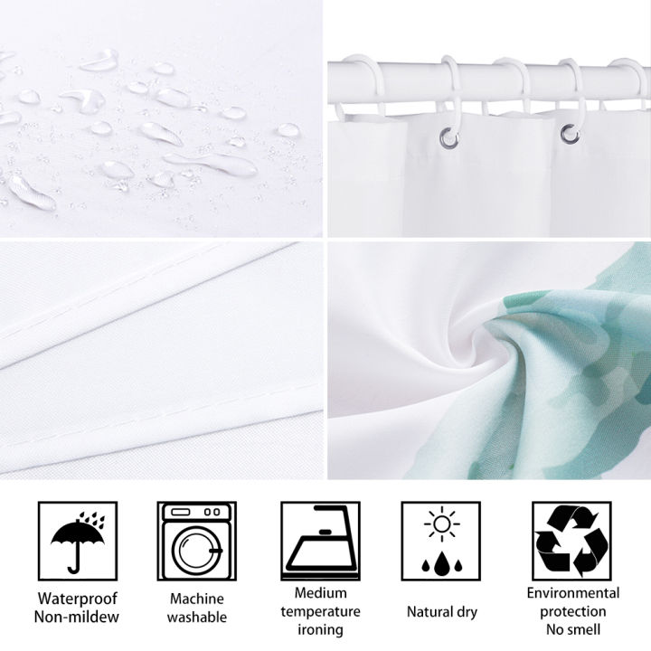 cartoon-dinosaur-shower-curtain-bath-screen-kids-bathroom-curtains-waterproof-polyester-home-decoration-with-hooks