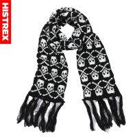 【Miki Xinyuan】 DragonScarf Unisex Women Manknittedswawl Squ Skeleton Wrap With Fringes