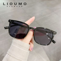 Lioumo คลาสสิกสแควร์แว่นกันแดดผู้ชาย R rivet สตรีแว่นตา UV400ขับรถเฉดสีบุคลิกภาพที่ไม่ซ้ำกันแว่นตาแว่นกันแดด