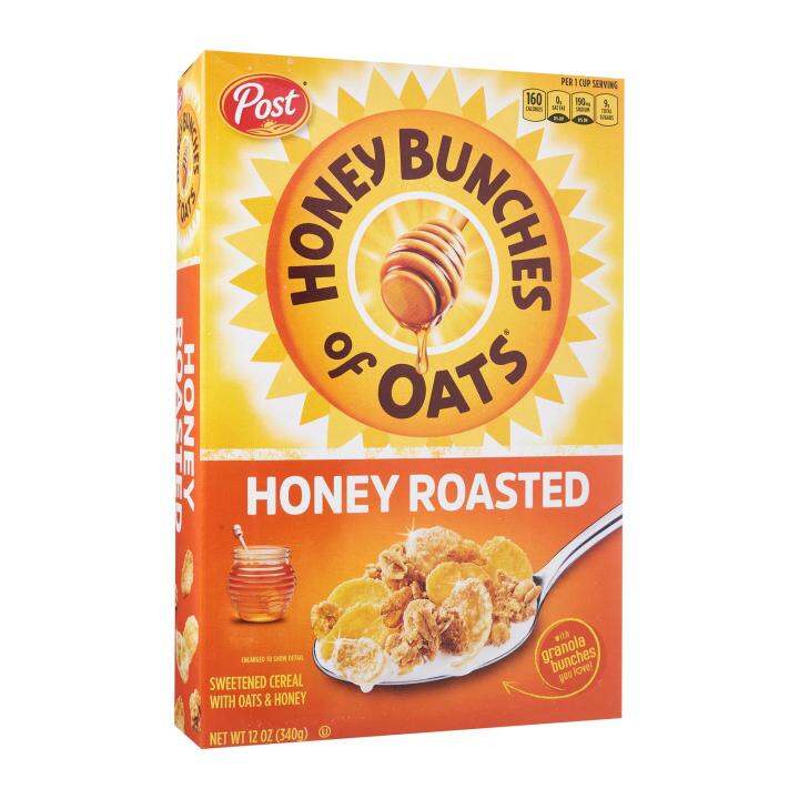 Post Honey Bunches of Oats Whole Grain Cereal 340g Lazada
