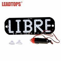 LEADTOPS 2pcs Taxi Libre Led license plate carligh Windscreen Cab indicator inside Lamp Signal Light Windshield Lamp 12V CF