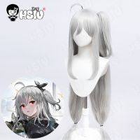 Skadi Cosplay Wig Fiber Synthetic Wig Game Arknights Cosplay「HSIU 」Silver Gray Long Hair+Wig Cap