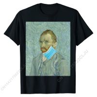 Funny Van Gogh Face Mask Meme T-Shirt Cheap Europe Top T-shirts Cotton Tops &amp; Tees For Men Street