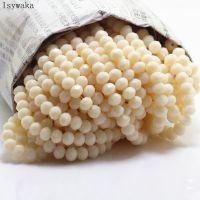 Isywaka Solid Beige Colors 4x6mm 50pcs Rondelle Austria faceted Crystal Glass Beads Loose Spacer Round Beads Jewelry Making