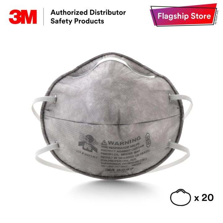 3M 8247 R95 Organic Vapor Disposable Respirator/ Organic Vapor Mask (20