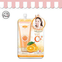 เมจิ ยูสุ ออเร้นท์ มิลค์ คลีนซิ่ง (MEIJI YUZU ORANGE MILK CLEANSING 8G) โฟมล้างหน้า ช่วยปกป้องริ้วรอยก่อนวัย