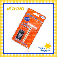 WING ที่โกนหนวดขนนก ตราขนนก Feather No.S3 แผงสีส้ม พร้อมใบมีดขนนก โกนหนวด โกนผมได้ ซื้อ 5 แถม 1