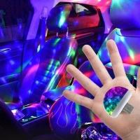 Multi Color USB LED Car Interior Lighting Kit Atmosphere Light Neon Lamps