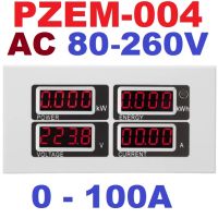 PZEM-004 AC 220V 100A Single Phash Digital Panel Voltmeter Current Meter TTL LED Voltage Watt Kwh Meter With Split CT USB Cable