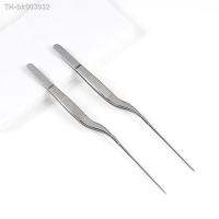 ♂ 1Pcs Stainless Steel Medical Tweezers Professional Ear Cleaner Care Ear-Pick Tool Top Quality Bending Tweezers